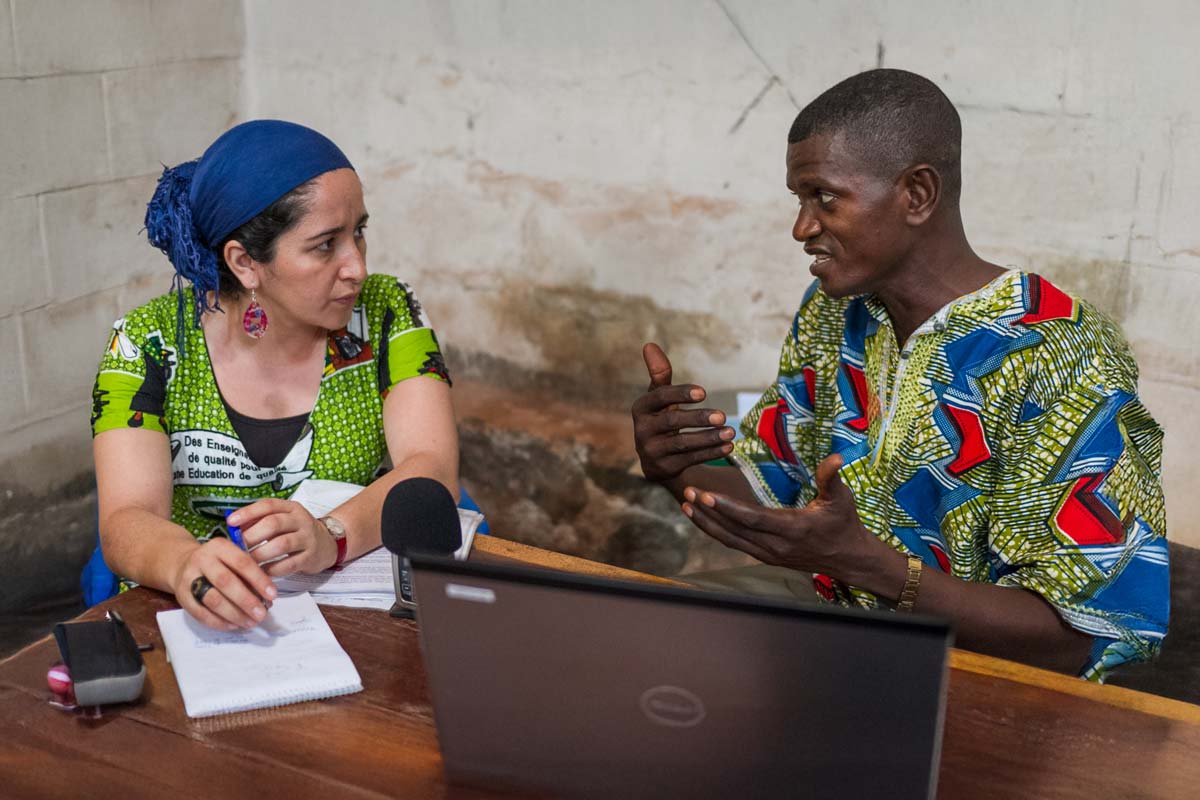 Africa consultant with local translator