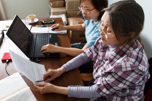 Women Studying