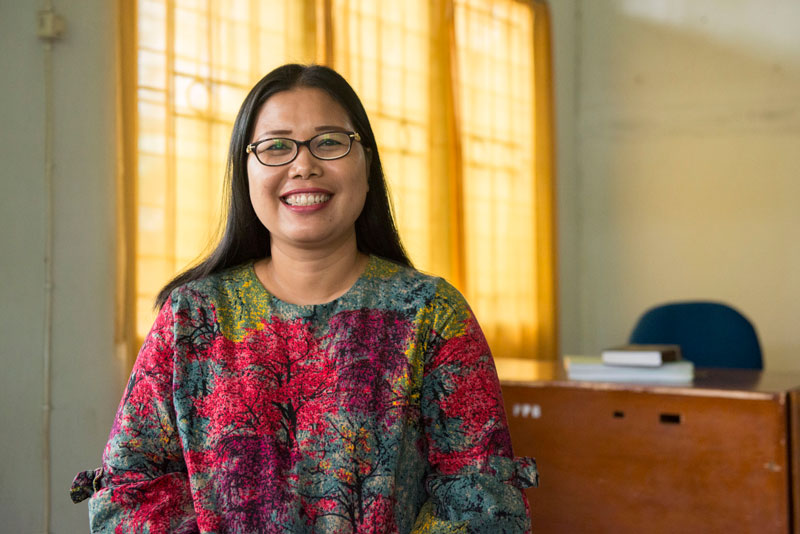 Ayu Suwandi, recent leader of a Bible translation team in Manado, Indonesia. 
